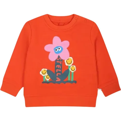 Oranger Blumen Pullover Kinder - Stella Mccartney - Modalova