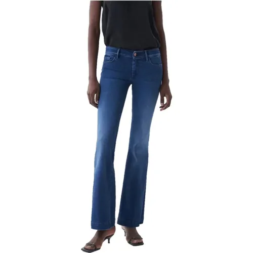 Boot-cut Jeans , female, Sizes: W26 L34, W31 L34 - Salsa - Modalova