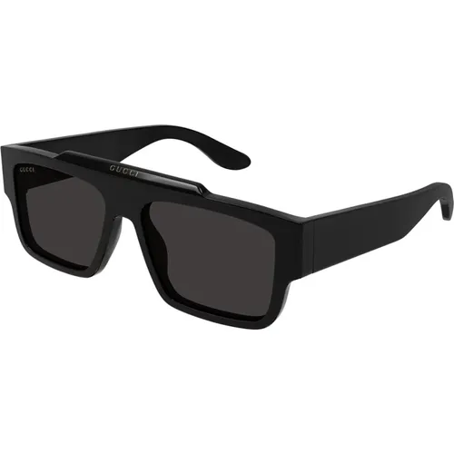 Mens Sunglasses Gg1460S 001 , male, Sizes: M, 56 MM - Gucci - Modalova