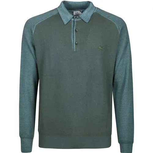 Long Sleeve Polo Shirt , male, Sizes: M - ETRO - Modalova