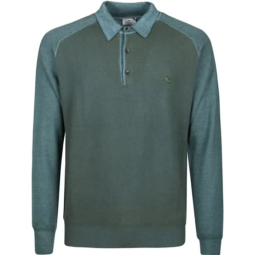 Long Sleeve Polo Shirt , male, Sizes: XL, M - ETRO - Modalova