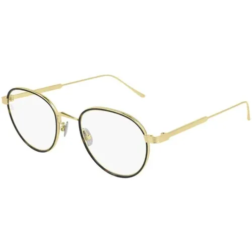 Gold Transparent Ct0250O Eyeglasses , unisex, Sizes: 51 MM - Cartier - Modalova