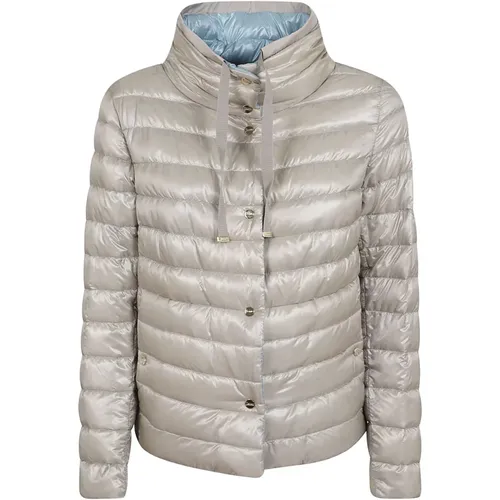 Grey Jackets for Women Ss24 , female, Sizes: 2XS - Herno - Modalova