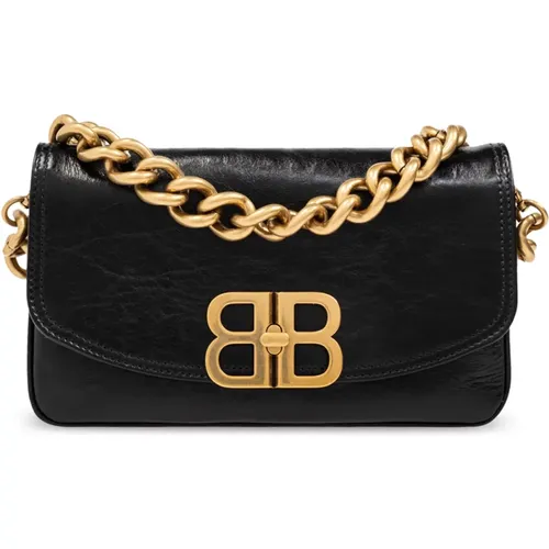 Small BB Soft shoulder bag , female, Sizes: ONE SIZE - Balenciaga - Modalova