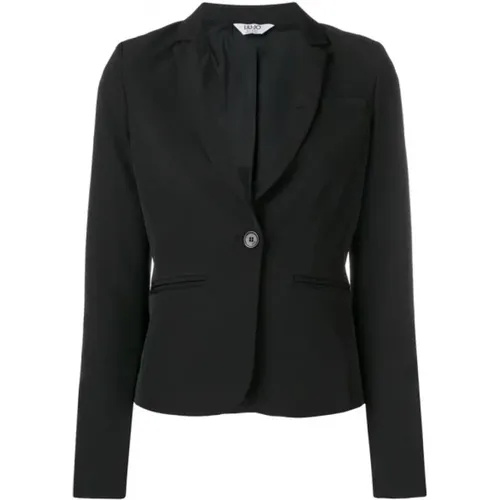 Short Stretch Blazer, Classic Style , female, Sizes: XS - Liu Jo - Modalova