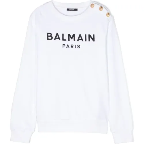 Schwarze Pullover für Männer - Balmain - Modalova