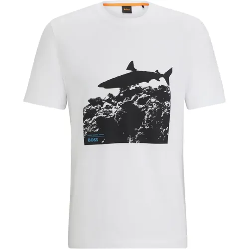 Seepferdchen T-shirt , Herren, Größe: 2XL - Hugo Boss - Modalova