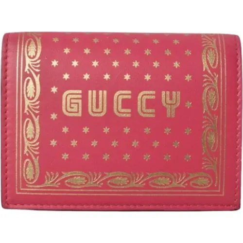 Pre-owned Leather wallets , female, Sizes: ONE SIZE - Gucci Vintage - Modalova