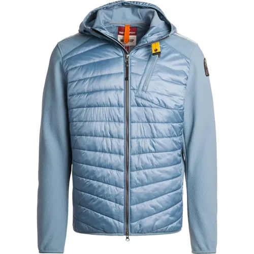 Down Jackets,Hellblaue Gesteppte Jacken - Parajumpers - Modalova