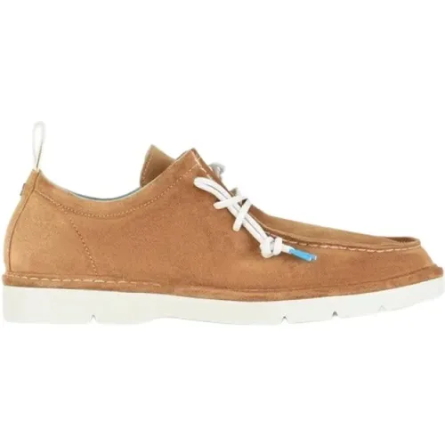 Flache Camel Schnürschuhe , Herren, Größe: 40 EU - Panchic - Modalova