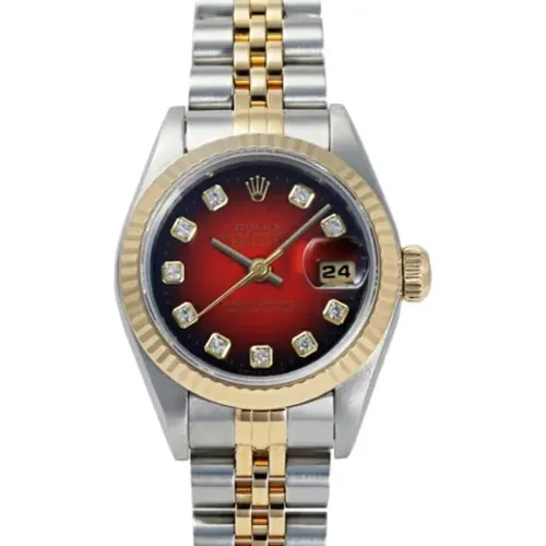 Pre-owned Stainless Steel watches , female, Sizes: ONE SIZE - Rolex Vintage - Modalova