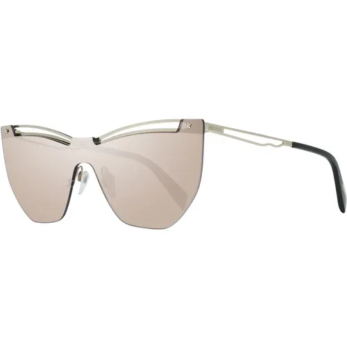 Goldene Damen Sonnenbrille Mono Linse Verspiegelt - Just Cavalli - Modalova