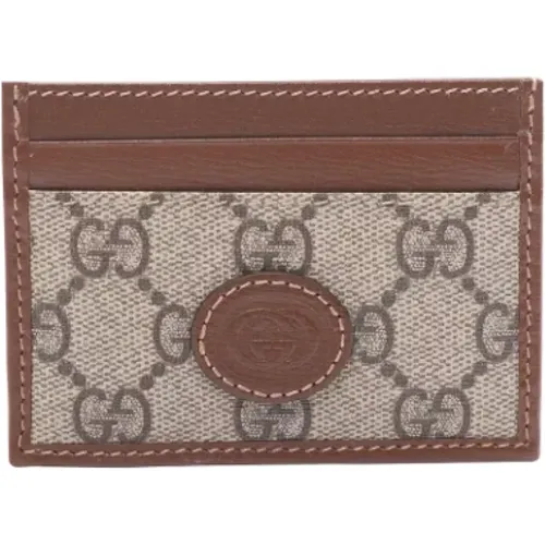 Pre-owned Canvas wallets , female, Sizes: ONE SIZE - Gucci Vintage - Modalova