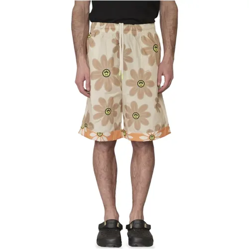 Blumenmuster Shorts , unisex, Größe: S - Barrow - Modalova