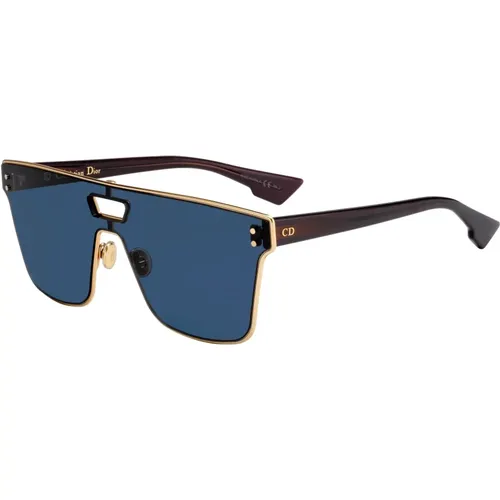 Stylish Sunglasses in Gold Burgundy/Blue , female, Sizes: ONE SIZE - Dior - Modalova