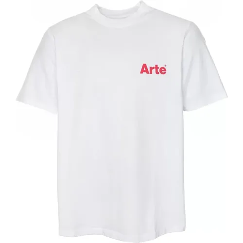 Herz Rücken T-Shirt Regular Fit , Herren, Größe: M - Arte Antwerp - Modalova