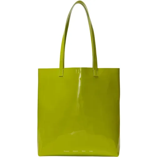 Patent Leather Walker Tote Bag , female, Sizes: ONE SIZE - Proenza Schouler - Modalova