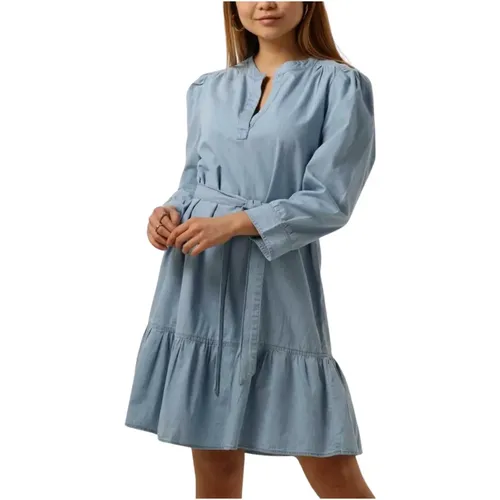 Kurzes Blaues Kleid Mirell , Damen, Größe: L - Minus - Modalova