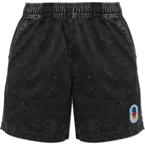 Baumwollshorts mit Vintage-Effekt , Herren, Größe: M - adidas Originals - Modalova