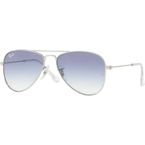 Junior Aviator Sonnenbrille Blau Verlauf , unisex, Größe: 52 MM - Ray-Ban - Modalova