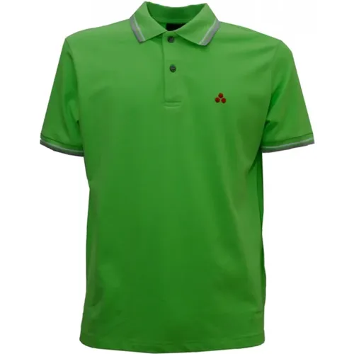 Grünes Baumwoll-Polo-Shirt New Medinilla , Herren, Größe: 3XL - Peuterey - Modalova