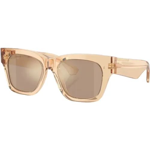 Square Sunglasses with Mirror Lenses , female, Sizes: 52 MM - Burberry - Modalova