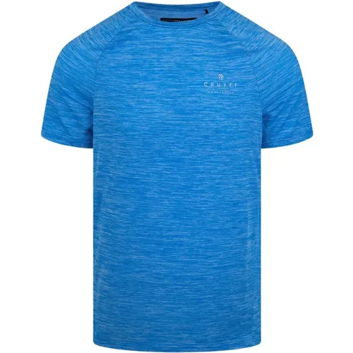 Blaues Space T-Shirt für Herren , Herren, Größe: M - Cruyff - Modalova