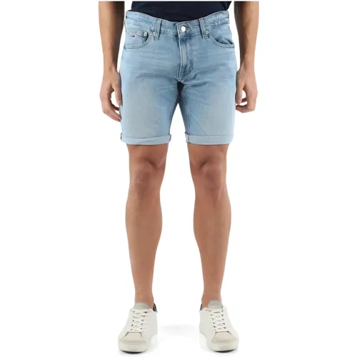Vintage Denim Five-Pocket Scanton Shorts , male, Sizes: W38, W32, W33, W31, W36, W34 - Tommy Jeans - Modalova