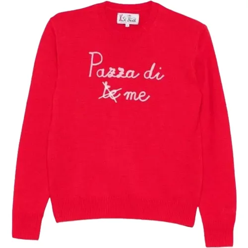 Roter Pullover New Queen Elegant Casual - Saint Barth - Modalova