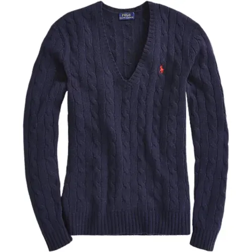 Cashmere V-Neck Sweater , female, Sizes: XS - Polo Ralph Lauren - Modalova