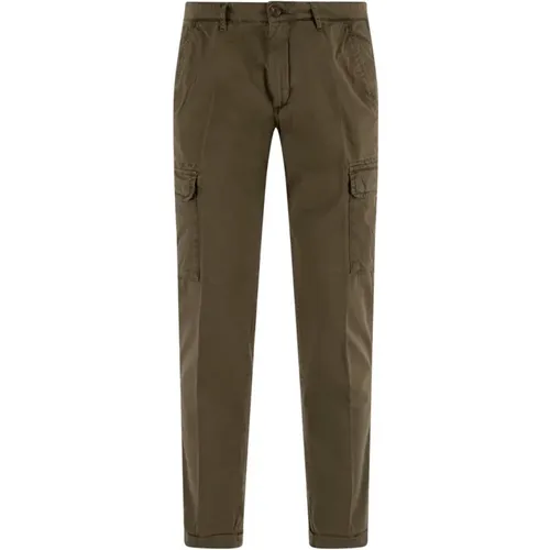 Slim-fit Trousers , male, Sizes: L, XL, S - 40Weft - Modalova