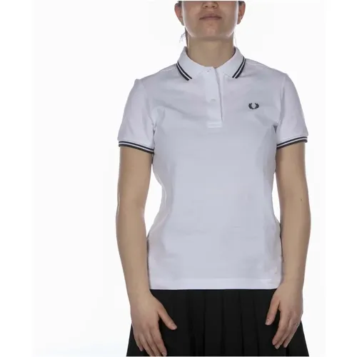 Twin Tipped Weisses Poloshirt - Fred Perry - Modalova