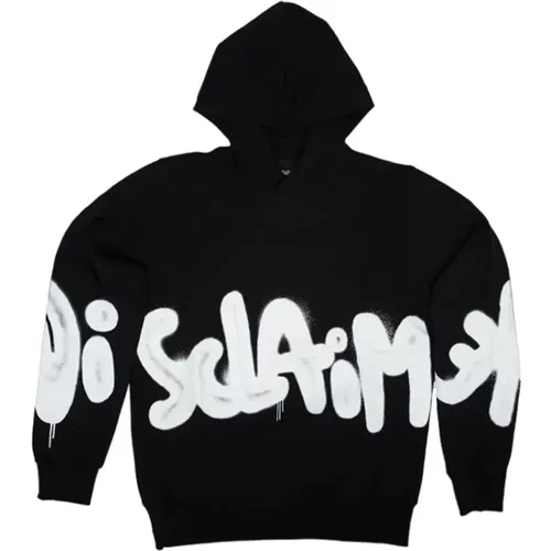 Grafik Hoodie aus weicher Baumwolle - Disclaimer - Modalova