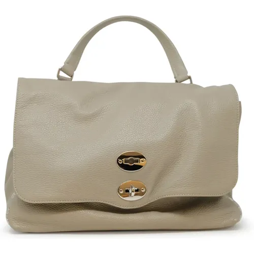 Taupe Handbag Medium Postina Daily , female, Sizes: ONE SIZE - Zanellato - Modalova