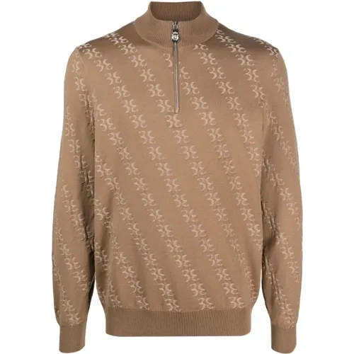 Pullover zip mock , male, Sizes: L, 2XL, XL, M - Billionaire - Modalova