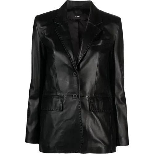 Brussels Leather Jacket , female, Sizes: L, M, S, XL - Arma - Modalova