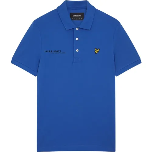 Koordiniertes Print Polo Shirt,Polo-Shirt mit Druck,Koordinaten Druck Polo Shirt - Lyle & Scott - Modalova