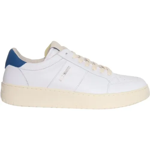 Elektrisch Blaue Ledersneakers , Damen, Größe: 40 EU - SAINT SNEAKERS - Modalova