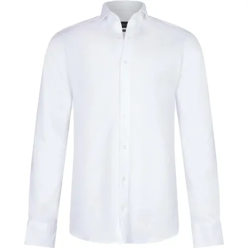 Slim Fit Piquo Shirt with Stretch and Widespread Collar , male, Sizes: 3XL, M, L, 2XL, XL, 4XL - Cavallaro - Modalova