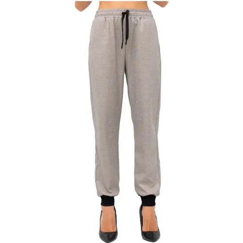 Jogger Hose Pied de Poule , Damen, Größe: S - Twinset - Modalova