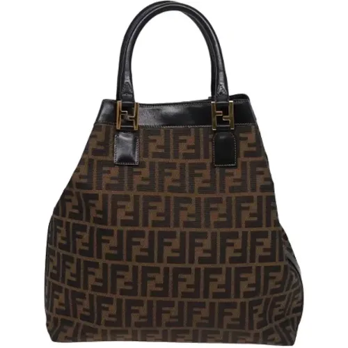 Pre-owned Canvas handbags , female, Sizes: ONE SIZE - Fendi Vintage - Modalova