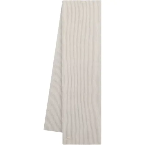 Ribbed Wool Scarf - Neutral , male, Sizes: ONE SIZE - Courrèges - Modalova