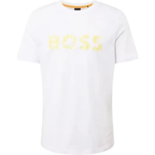 Ocean Boss T-Shirt Herren Casual Tee , Herren, Größe: 2XL - Hugo Boss - Modalova