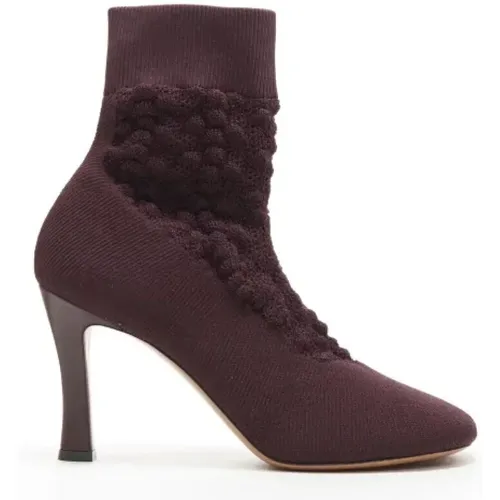 Pre-owned Fabric boots , female, Sizes: 7 UK - Celine Vintage - Modalova