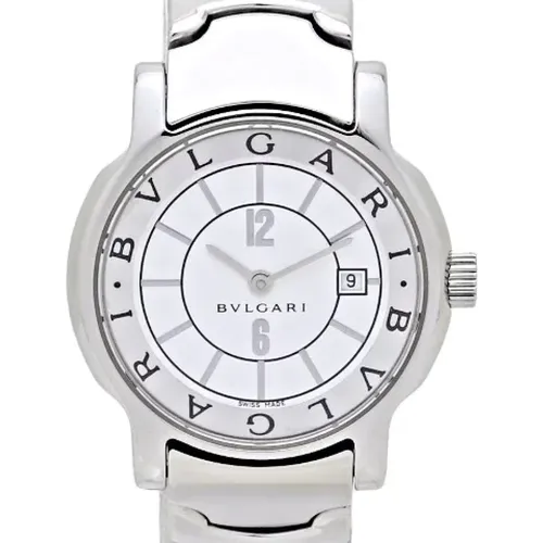 Pre-owned Stainless Steel watches , female, Sizes: ONE SIZE - Bvlgari Vintage - Modalova