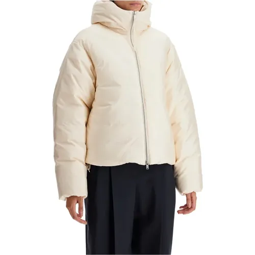 Daunenjacke aus Seidenmischung - Jil Sander - Modalova