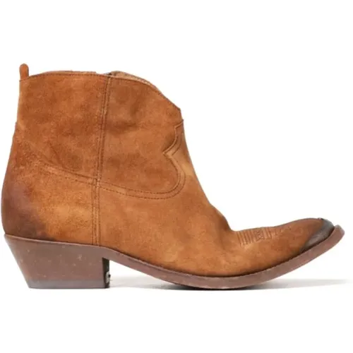 Brandy Flache Schuhe im Texanischen Stil - Golden Goose - Modalova
