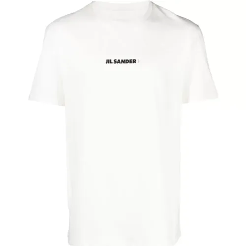 Logo Print T-Shirt , male, Sizes: L, XL, M, S - Jil Sander - Modalova