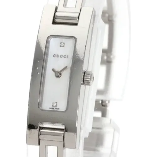 Pre-owned Stainless Steel watches , female, Sizes: ONE SIZE - Gucci Vintage - Modalova