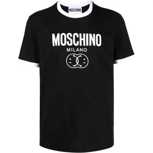 T-Shirts , Herren, Größe: L - Moschino - Modalova